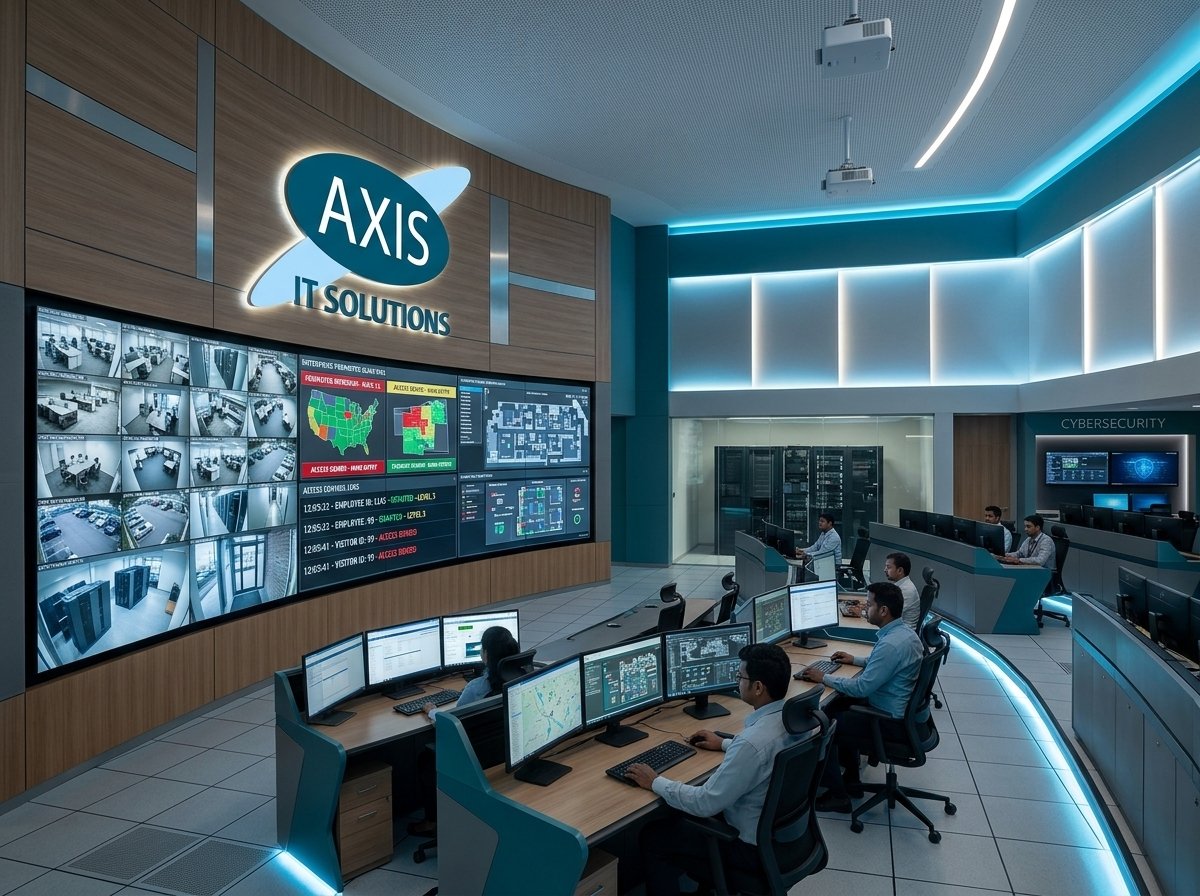Axis IT Solutions 24/7 Security Operations Command Center & Central Monitoring Station